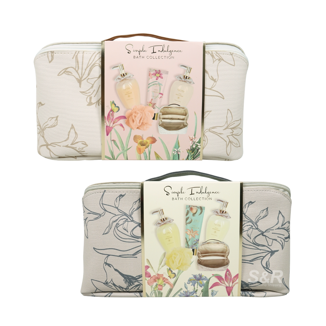 Simple Indulgence Bath Collection Travel Bag Kit